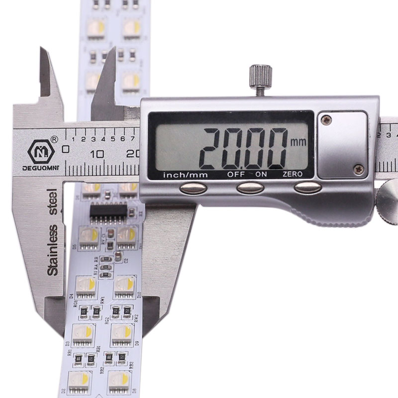 Dual Row RGBW DMX LED Strip Lights 20mm/15mm 24V 600 LEDs 50 /100 Pixels Dual Row RGBW DMX LED Strip Lights 20mm/15mm 24V 600 LEDs 50 /100 Pixels